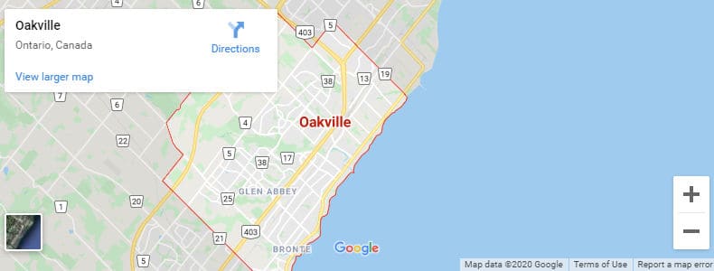 oakville map